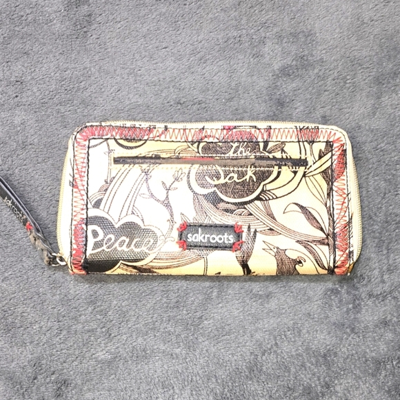 Sakroots Women's Cream Wallet - Picture 1 of 10